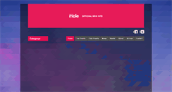 Desktop Screenshot of mole-sapporo.jp